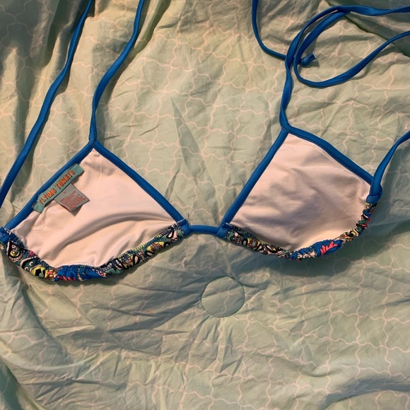 Patterned String Bikini Top - Picture 3 of 5